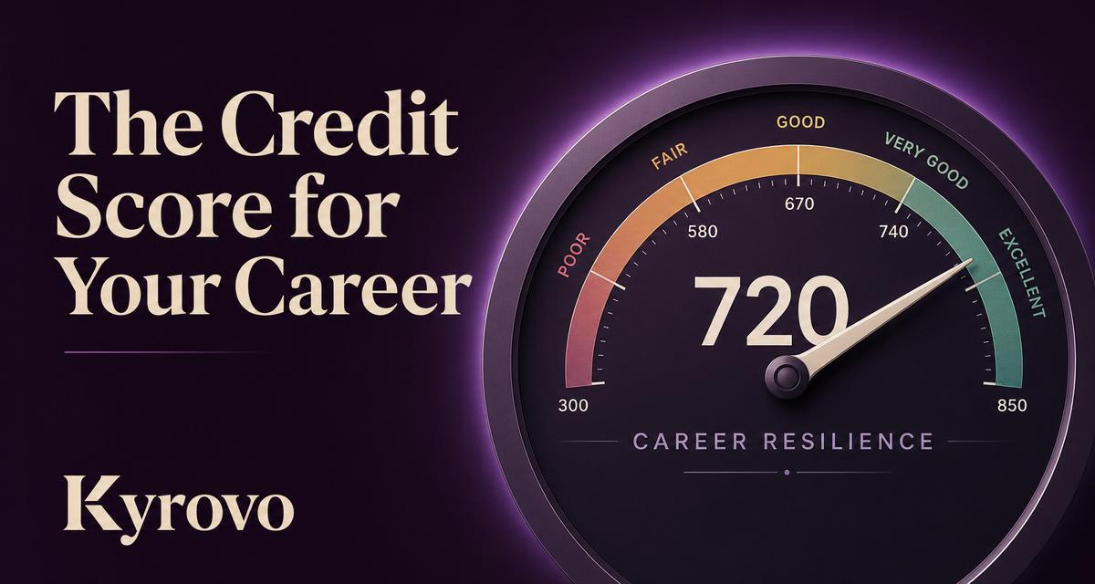 The Career Resilience Score: Why 'Am I Safe From AI?' Is the Wrong Question